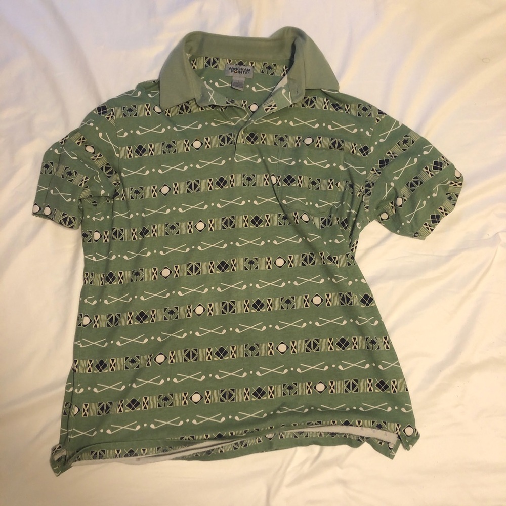 Men's Green Polo Shirt